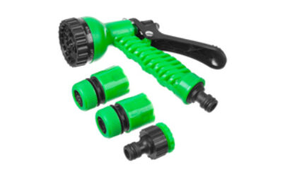 Поливочная арматура: муфты-коннекторы, пистолеты-разбрызгиватели, оросители, адаптеры переходные, краны водоразборные