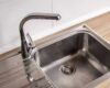 Chrome kitchen sink